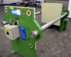 Used Von Roll Filter Press, Type HV5R-800. (16) Polypropylene plates 31.2” x 31.2” (800 mm x 800 mm), (1) head, (1) tail, (1) spacer plates. Approximate 89 square feet (11.2 m3) filtration area, appr...