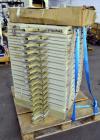 Used Von Roll Filter Press, Type HV5R-800. (16) Polypropylene plates 31.2” x 31.2” (800 mm x 800 mm), (1) head, (1) tail, (1) spacer plates. Approximate 89 square feet (11.2 m3) filtration area, appr...