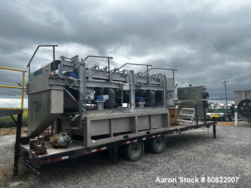 Used Trailered Gravity Belt Thickener.