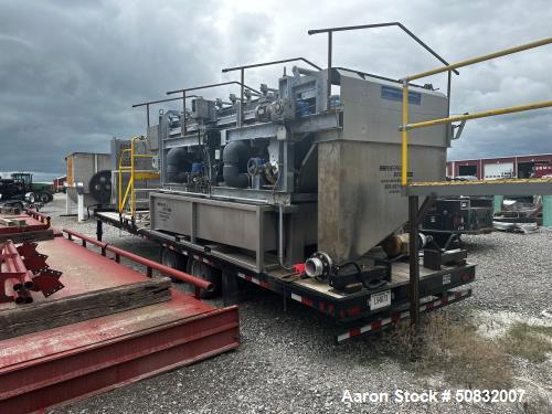 Used Trailered Gravity Belt Thickener.