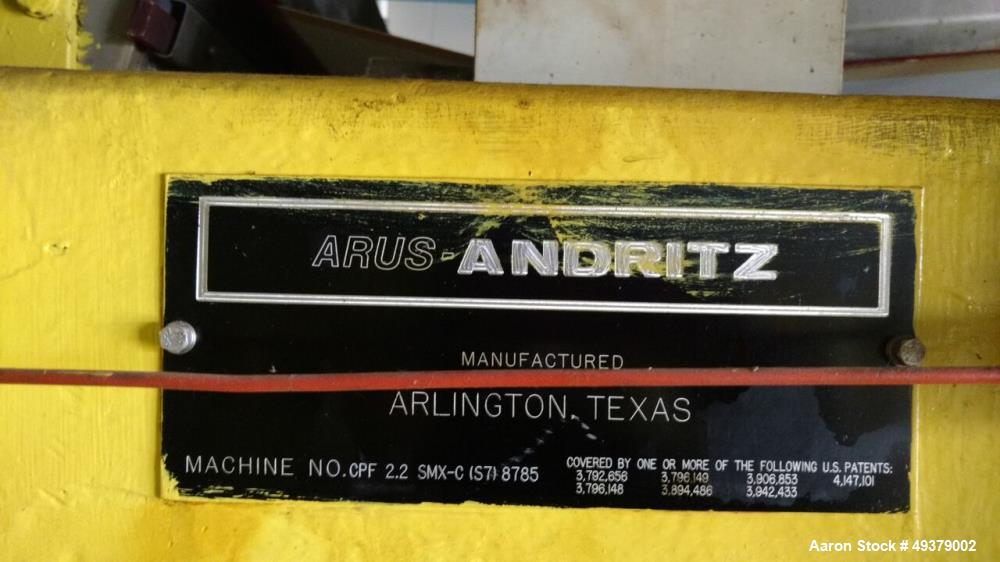 Used- Andritz 2.2 Meter Belt Press Dewatering Machine