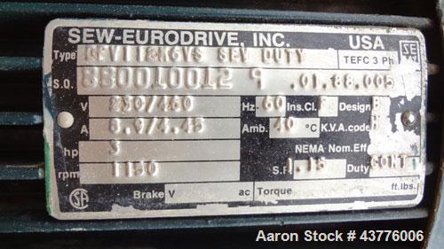 Used Ashbrook-Simon-Hartley Winklepress Belt Filter Press, Type AWP