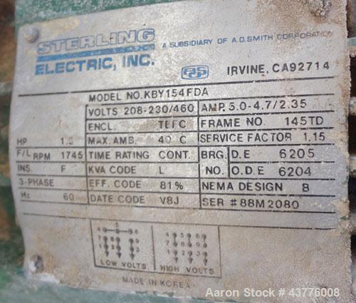 Used Ashbrook-Simon-Hartley Winklepress Belt Filter Press, Type WP