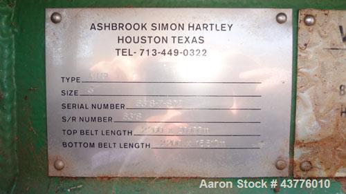 Used Ashbrook-Simon-Hartley Winklepress Belt Filter Press, Type AWP