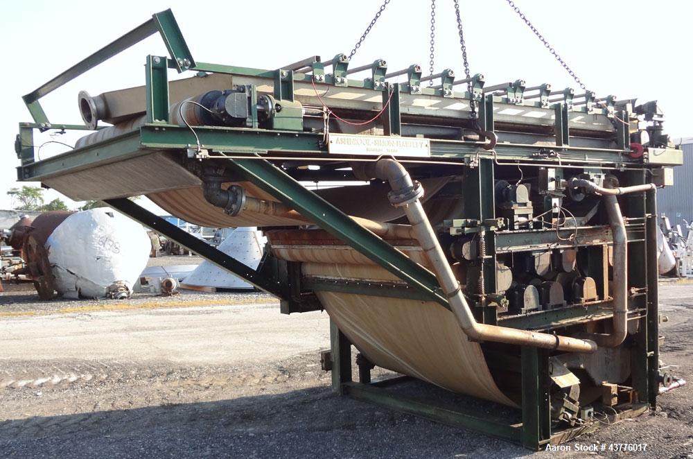Used Ashbrook-Simon-Hartley Winklepress Belt Filter Press, Type WP