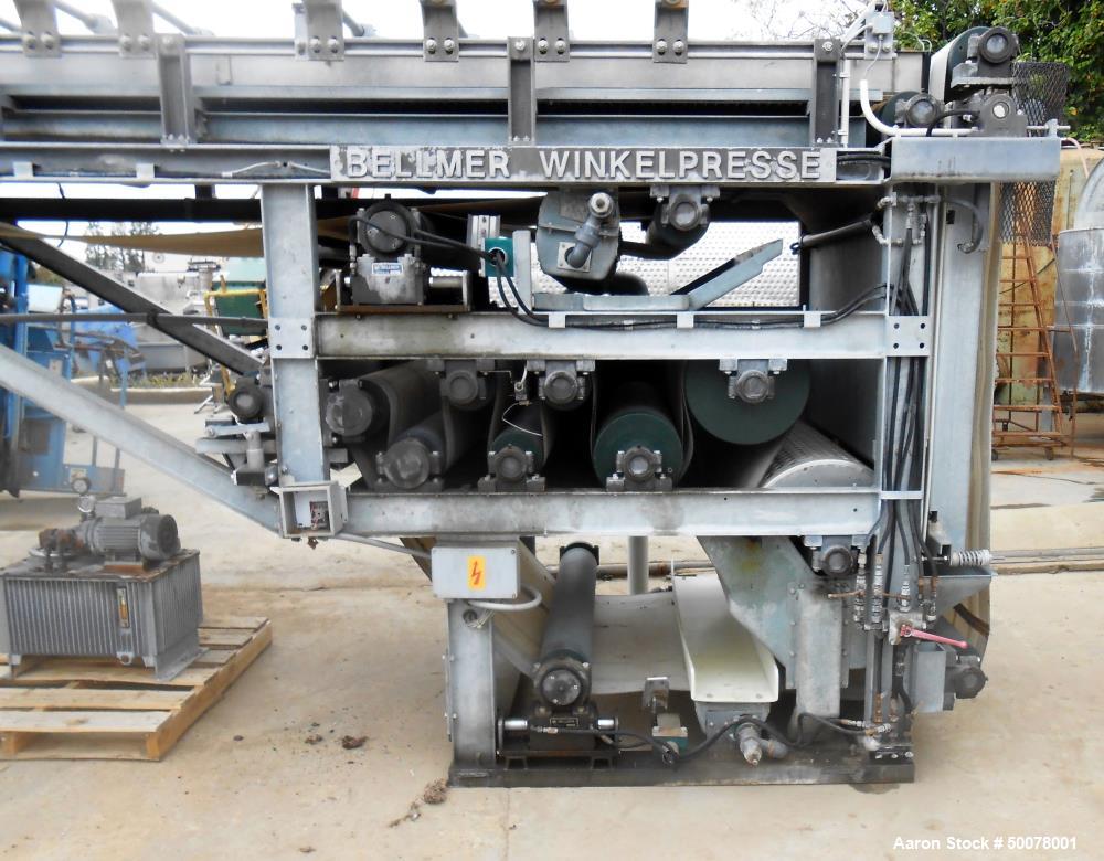 Used- Ashbrook Bellmer WinklePress Dewatering Belt Press