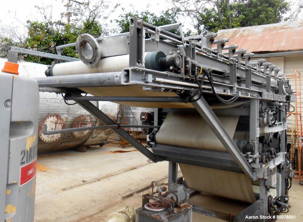 Used Ashbrook Bellmer WinklePress Dewatering Belt Press