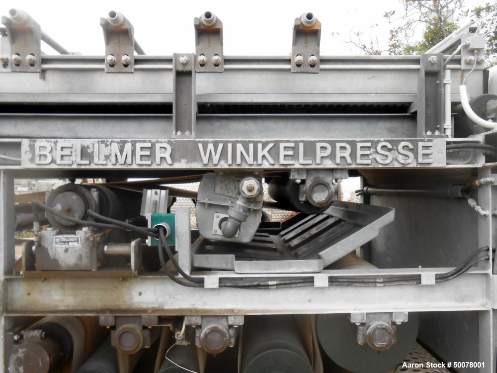 Used- Ashbrook Bellmer WinklePress Dewatering Belt Press