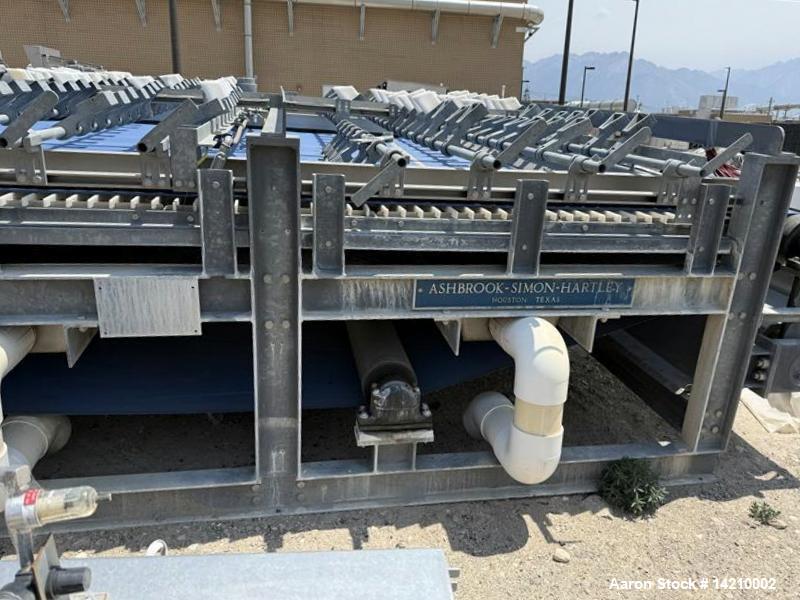 Used Ashbrook-Simon-Hartley Aquabelt Gravity Belt Thickener Type AB Size 4 – Municipal & Industrial Sludge Thickening System