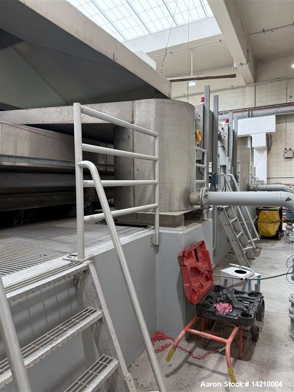Used Aquabelt Type AB Size 4 Gravity Belt Thickener – Continuous Sludge Thickening System