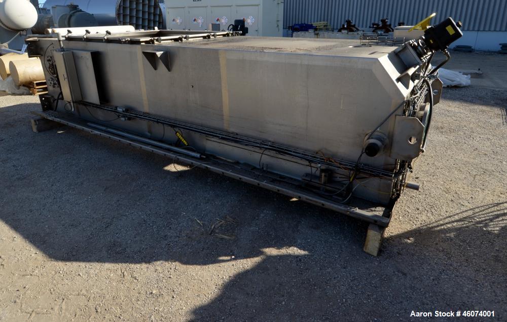 Used Hoesch Filter DS Series SS Horizontal Plate Type Automatic Pressure Filter