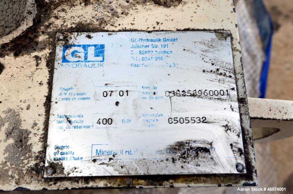 Used Hoesch Filter DS Series SS Horizontal Plate Type Automatic Pressure Filter