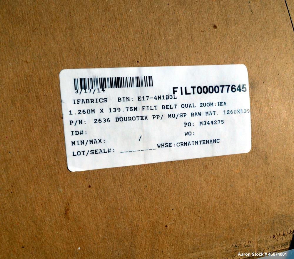 Used- Hoesch Filter DS Series SS Horizontal Plate Type Automatic Pressure Filter