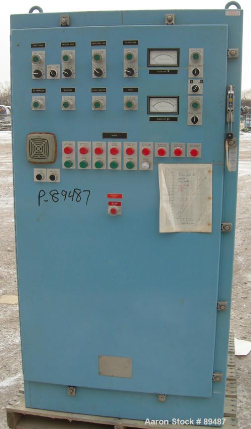 USED: Komline-Sanderson K-S Kompress belt fliter press, model GMD-1.5/2. Approximately 1.5/2. Approximately 12 to 16 percent solids. Belt width 5.375 feet, total effective dewatering area 173 square ...