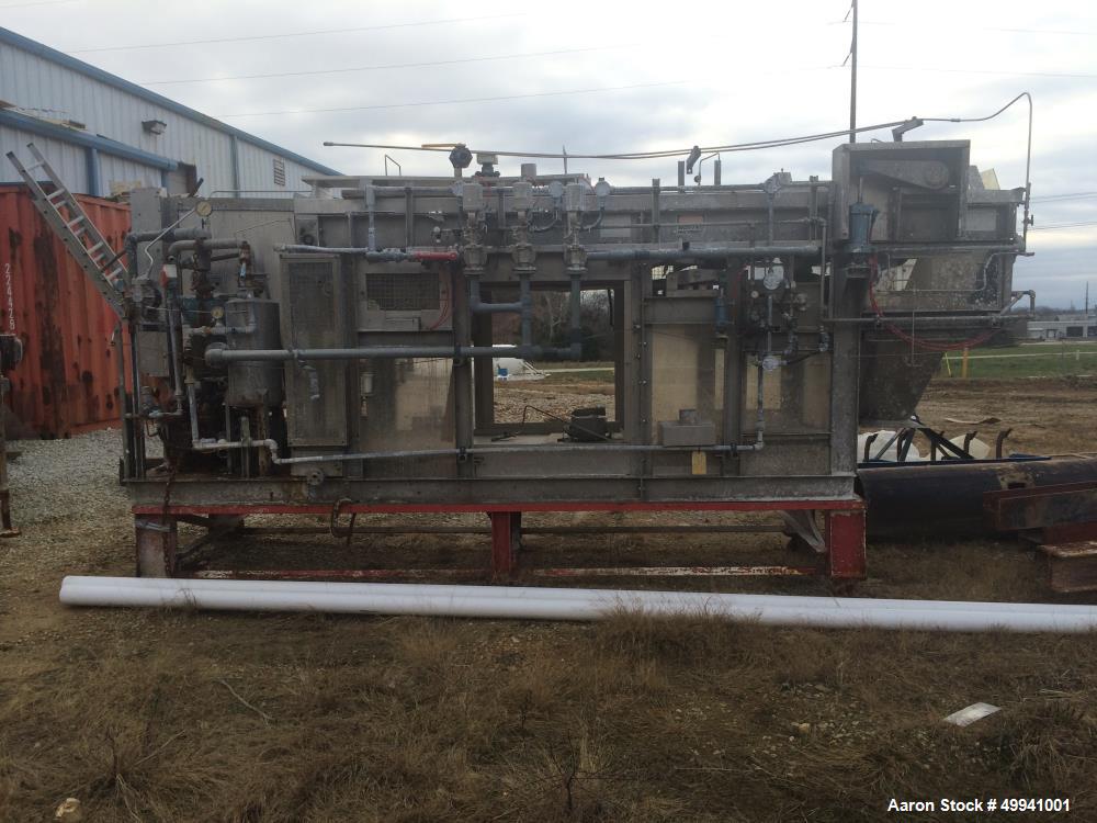 Used Komline Sanderson Horizontal Vaccum Filter, Model K-S ADPEC
