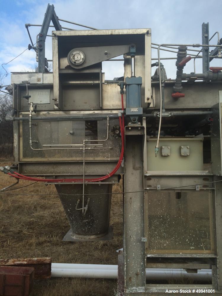 Used Komline Sanderson Horizontal Vaccum Filter, Model K-S ADPEC