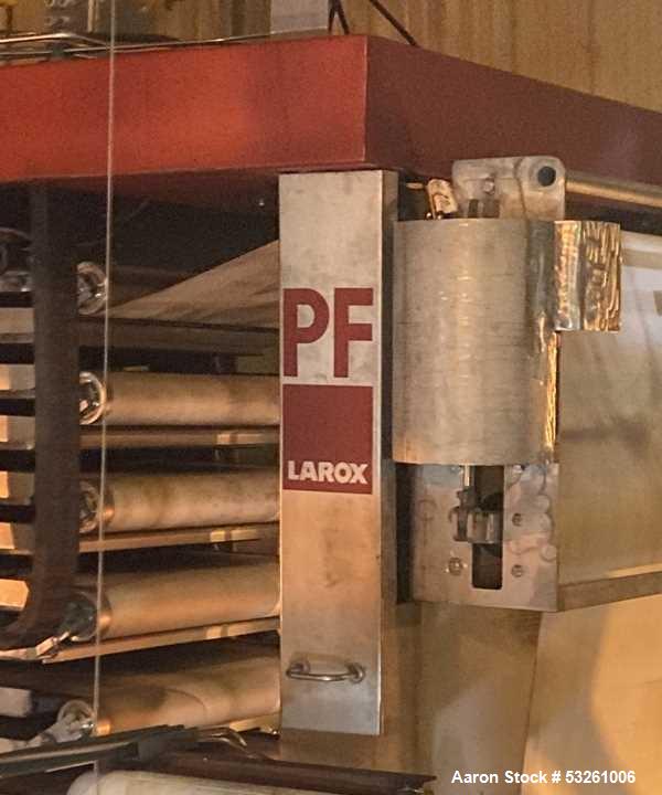 Used Larox PF 38 A2 Double-Sided Pressure Filter System – 37.8 Sq. Meter Filtration Area – Rebuilt & Unused Since Reconditioning