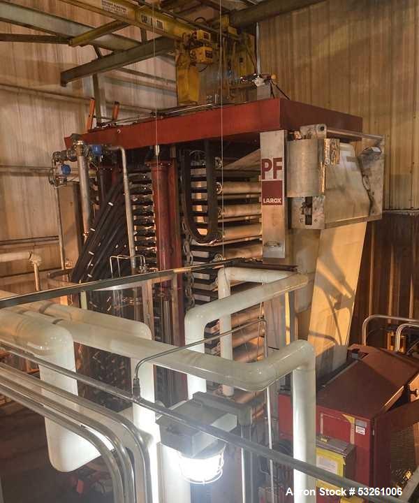 Used Larox PF 38 A2 Double-Sided Pressure Filter System – 37.8 Sq. Meter Filtration Area – Rebuilt & Unused Since Reconditioning