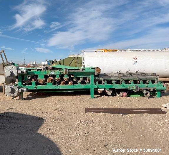 Used WSI 2.2 Meter Extended Gravity Twin Wire Mud Press, Model MM-2200-EXT