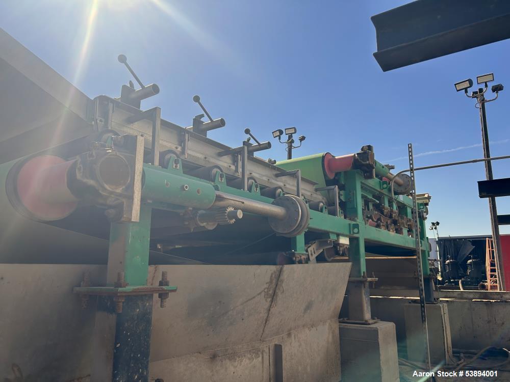 Used WSI 2.2 Meter Extended Gravity Twin Wire Mud Press, Model MM-2200-EXT