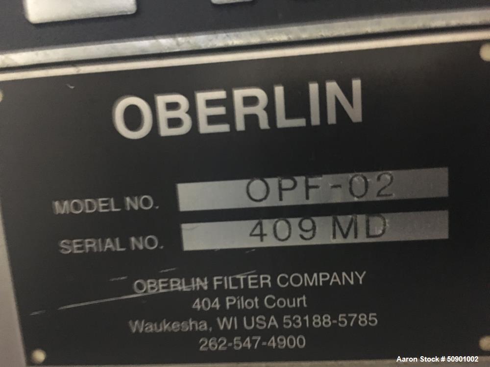Used Oberlin FIlter, Model OPF-02
