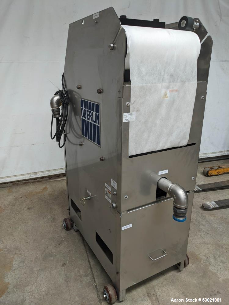 Unused Oberlin Filter, Model 8R, Stainless steel. Portable Filtration System