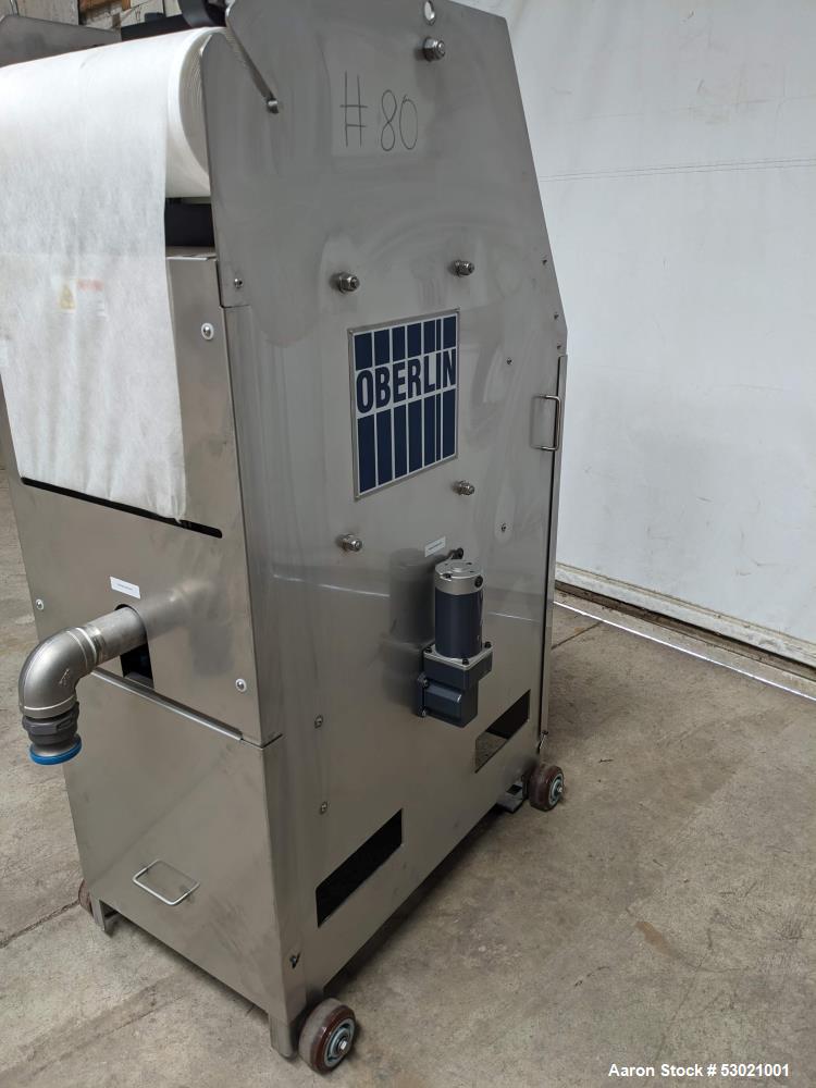 Unused Oberlin Filter, Model 8R, Stainless steel. Portable Filtration System