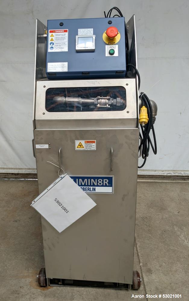 Unused Oberlin Filter, Model 8R, Stainless steel. Portable Filtration System