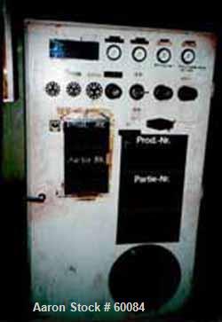 USED: Pannevis vacuum belt filter, RT type. 7 square meter. Titanium and 304 stainless steel (va1.4436) construction on product contact parts. 22'8" long x 3'2" wide PE76W-41 filter cloth (7000 mm lo...