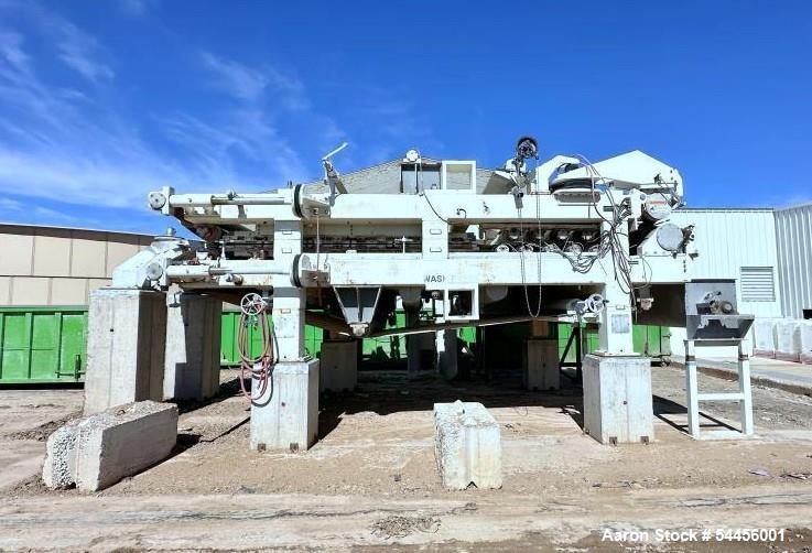 Used Press Technologies 120-WT Twin Wire Wedge Thickener | 10’ Belt Sludge Dewatering System
