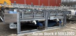 Used- Ashbrook Corporation Gravity Belt Thickener, Model Aquabelt.  Approximatel