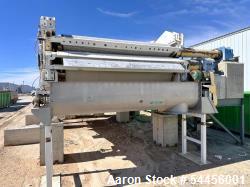 Used Press Technologies 120-WT Twin Wire Wedge Thickener | 10’ Belt Sludge Dewatering System