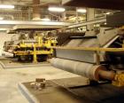 USED: Arus-Andritz belt filter press, 2 meter. Carbon steel frame,fiberglass hood.