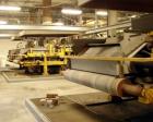 USED: Arus-Andritz belt filter press, 2 meter. Carbon steel frame,fiberglass hood.