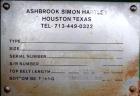 Used Ashbrook-Simon-Hartley Winklepress Belt Filter Press, Type AWP