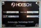 Used- Hoesch Filter DS Series SS Horizontal Plate Type Automatic Pressure Filter