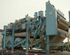 USED: Komline-Sanderson K-S Kompress belt fliter press, model GMD-1.5/2. Approximately 1.5/2. Approximately 12 to 16 percent solids. Belt width 5.375 feet, total effective dewatering area 173 square ...