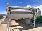 Used Press Technologies 120-WT Twin Wire Wedge Thickener | 10’ Belt Sludge Dewatering System
