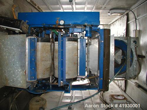 Used Carter Belt Press. 1/2 meter, 1.5% sludge at 50 gallons per minute.
