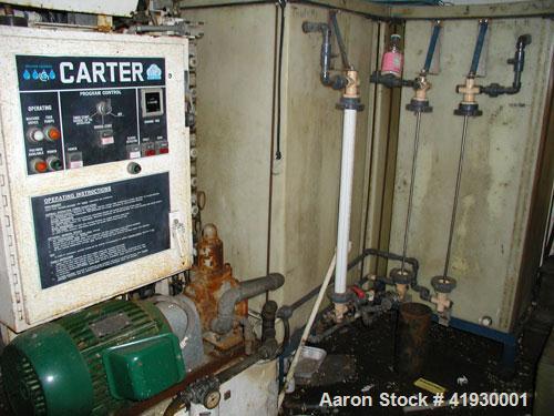 Used Carter Belt Press. 1/2 meter, 1.5% sludge at 50 gallons per minute.