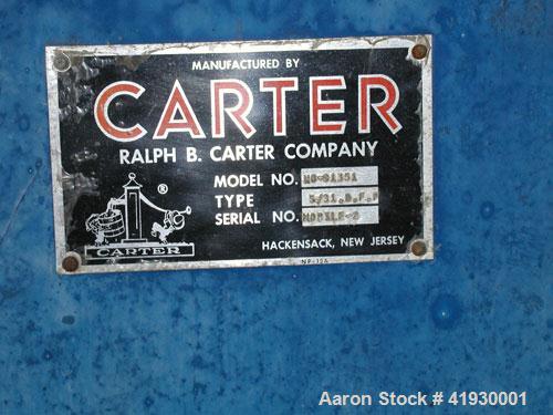 Used Carter Belt Press. 1/2 meter, 1.5% sludge at 50 gallons per minute.