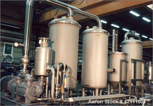Used Larox-Pannevis Vacuum Belt Filter, Type FT