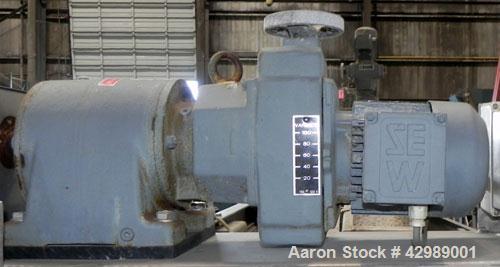 Used OY Ekotuotanto AB Belt Press, Type LS 10 B06, 304 Stainless Steel. Approximate 220 square feet (21.4 m2) filtration area. Approximate 27-1/2’’ wide belt, speed 6'5"-65' (2-20 meters) per minute....