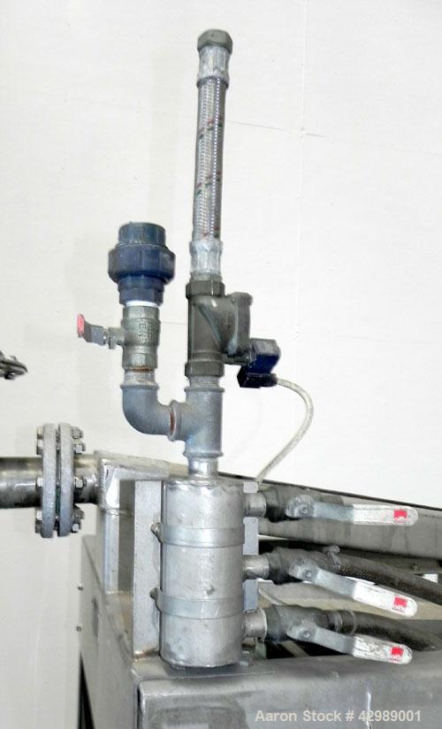 Used OY Ekotuotanto AB Belt Press, Type LS 10 B06, 304 Stainless Steel. Approximate 220 square feet (21.4 m2) filtration area. Approximate 27-1/2’’ wide belt, speed 6'5"-65' (2-20 meters) per minute....