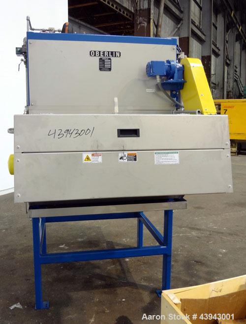 Unused- Oberlin Automatic Pressure Filter, Model OPF-07, 304 Stainless Steel and Carbon Steel Construction.  7 Square feet filter area (0.65 square meter).  Maximum filter pressure 45 psi (3.1 bar), ...