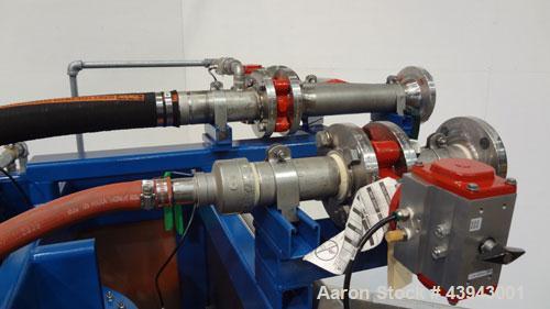 Unused- Oberlin Automatic Pressure Filter, Model OPF-07, 304 Stainless Steel and Carbon Steel Construction.  7 Square feet filter area (0.65 square meter).  Maximum filter pressure 45 psi (3.1 bar), ...