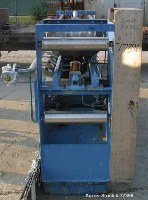USED: Pannevis horizontal vacuum belt filter, type RT. Approx 1.35square meter filtration area. Stainless/polpypropylene construction.Requires an approx 19" wide x 100" long cloth belt. Air operated ...