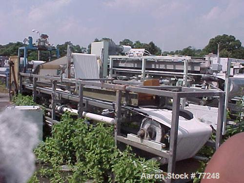 Used Stainless Steel SLF Inc Belt Filter