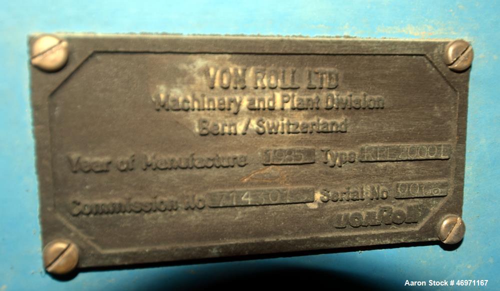 Von Roll RPE Belt Filter Press