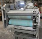 Used OY Ekotuotanto AB Belt Press, Type LS 10 B06, 304 Stainless Steel. Approximate 220 square feet (21.4 m2) filtration area. Approximate 27-1/2’’ wide belt, speed 6'5